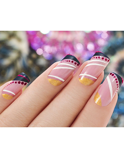 different ways to rock white manicure 430x550 different ways to rock white manicure 430x550