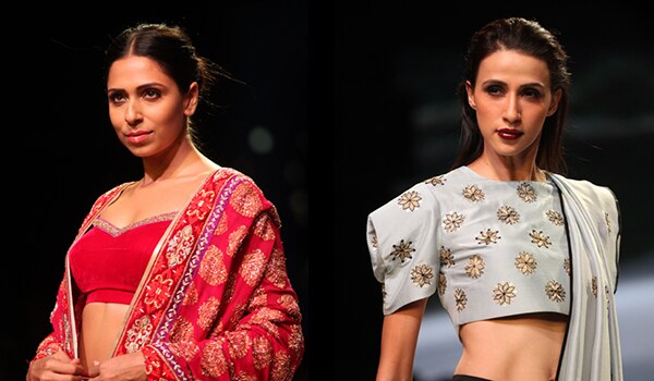 DRAMATIC LASHES, GLITTERY LIDS AND POPPY POUTS FLAG OFF LFW W/F 2015
