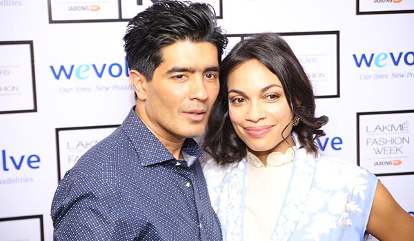 MANISH MALHOTRA AND ROSARIO DAWSON TEAM UP AT LFW TO ADDRESS GENDER ISSUES